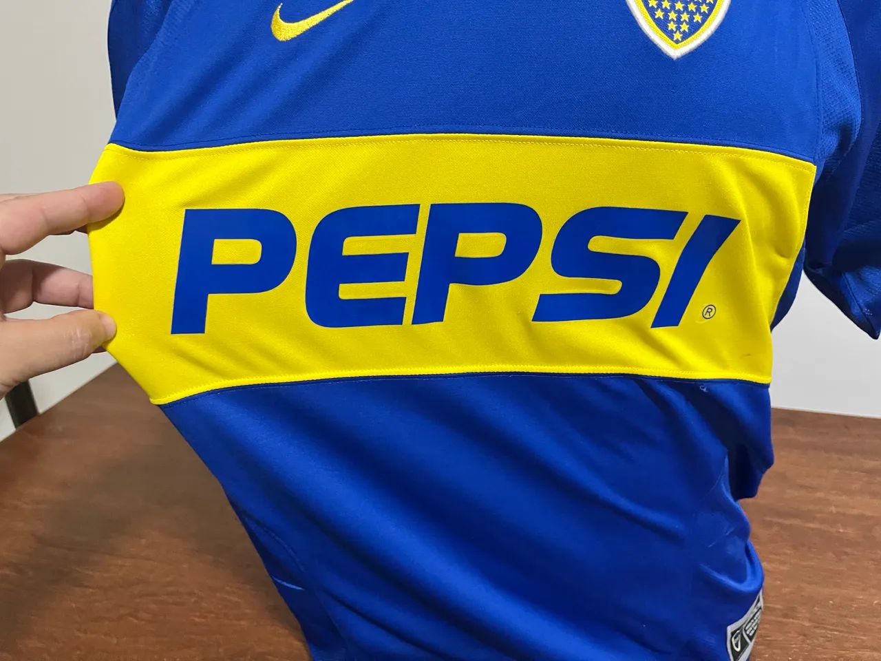 03/04 BOCA JUNIORS NIKE サッカー　南米名門　海外クラブ Camisa Boca Juniors Nike 2003 Importada #11 Tevez Tamanho M