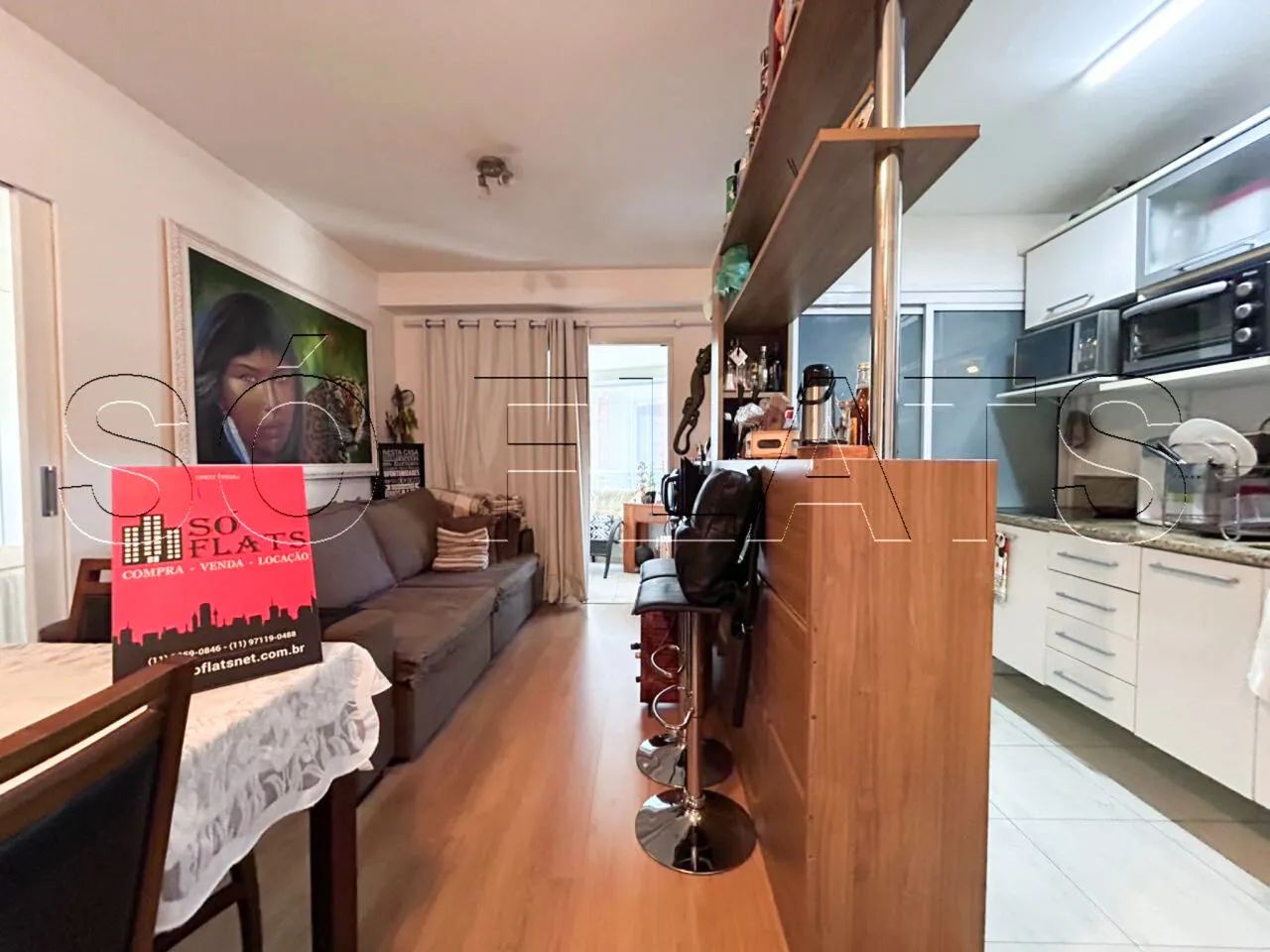 Edifício Mandarim apartamento disponível para venda com 46m², 01 dorm e 01 vaga de garagem