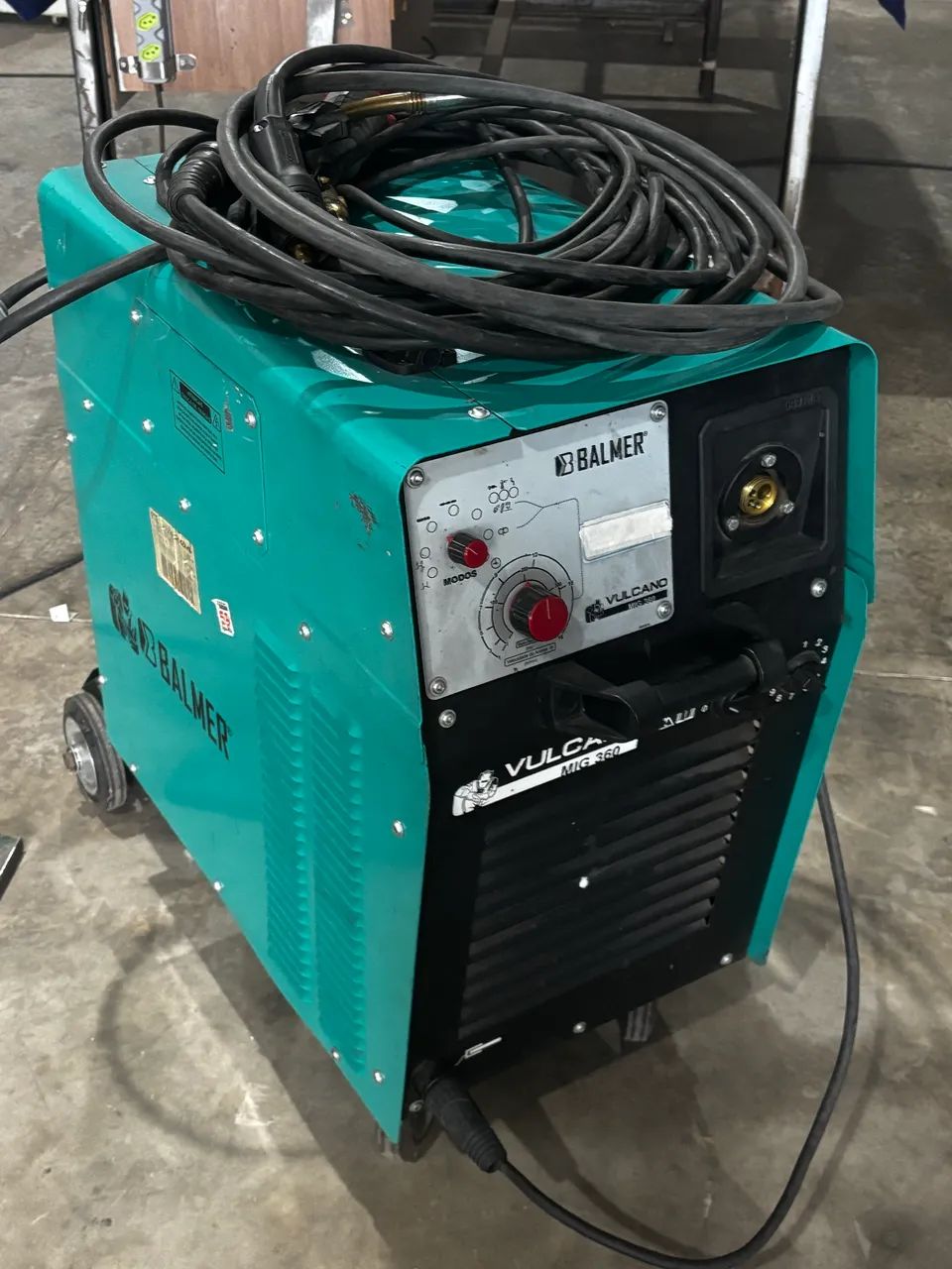 Máquina de solda Balmer MIG 360 trifásica 