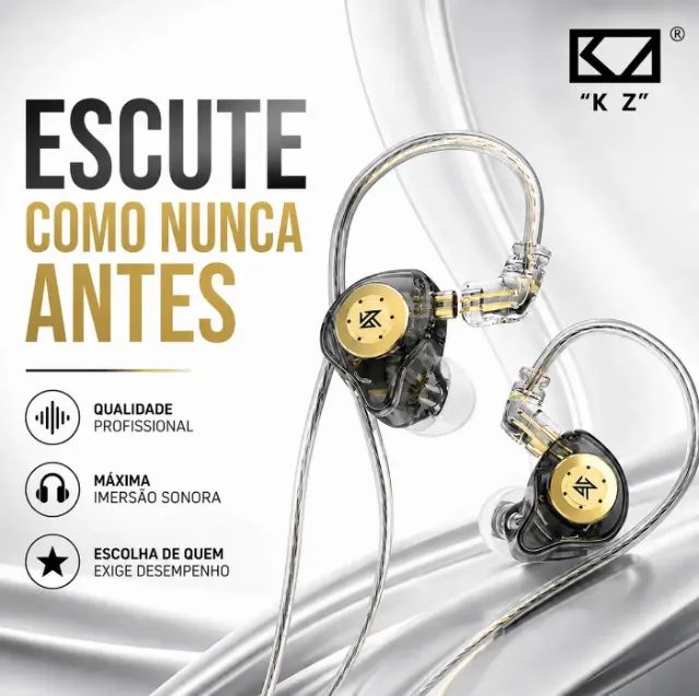 Fone de ouvido KZ EDX PRO - Foto 2