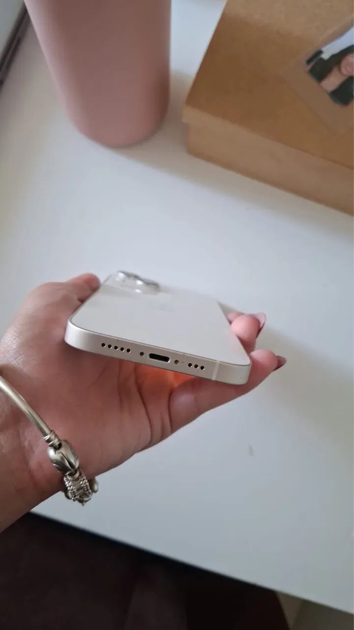 iPhone 14 - 128GB branco  - Foto 5