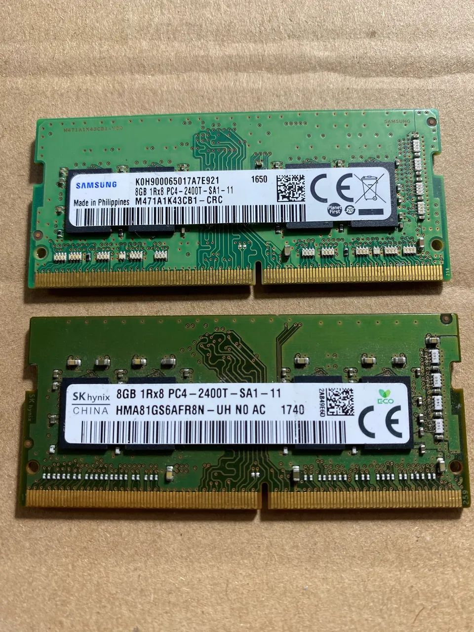 Memória 8GB  DDR4 pra Notebook 2400MHZ