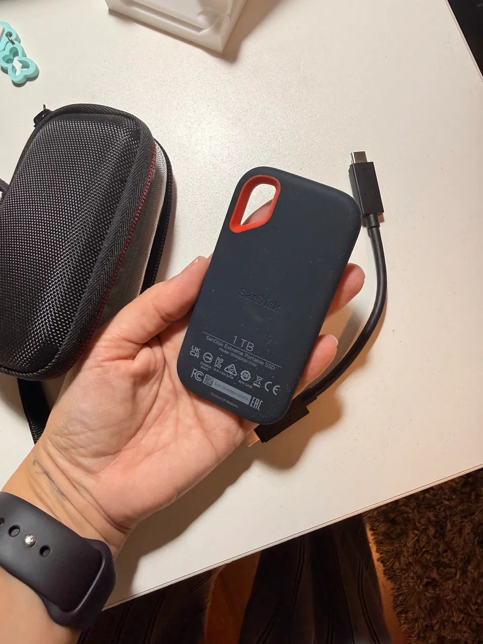 HD SSD externo Sandisk 1tb com capa! - Foto 3