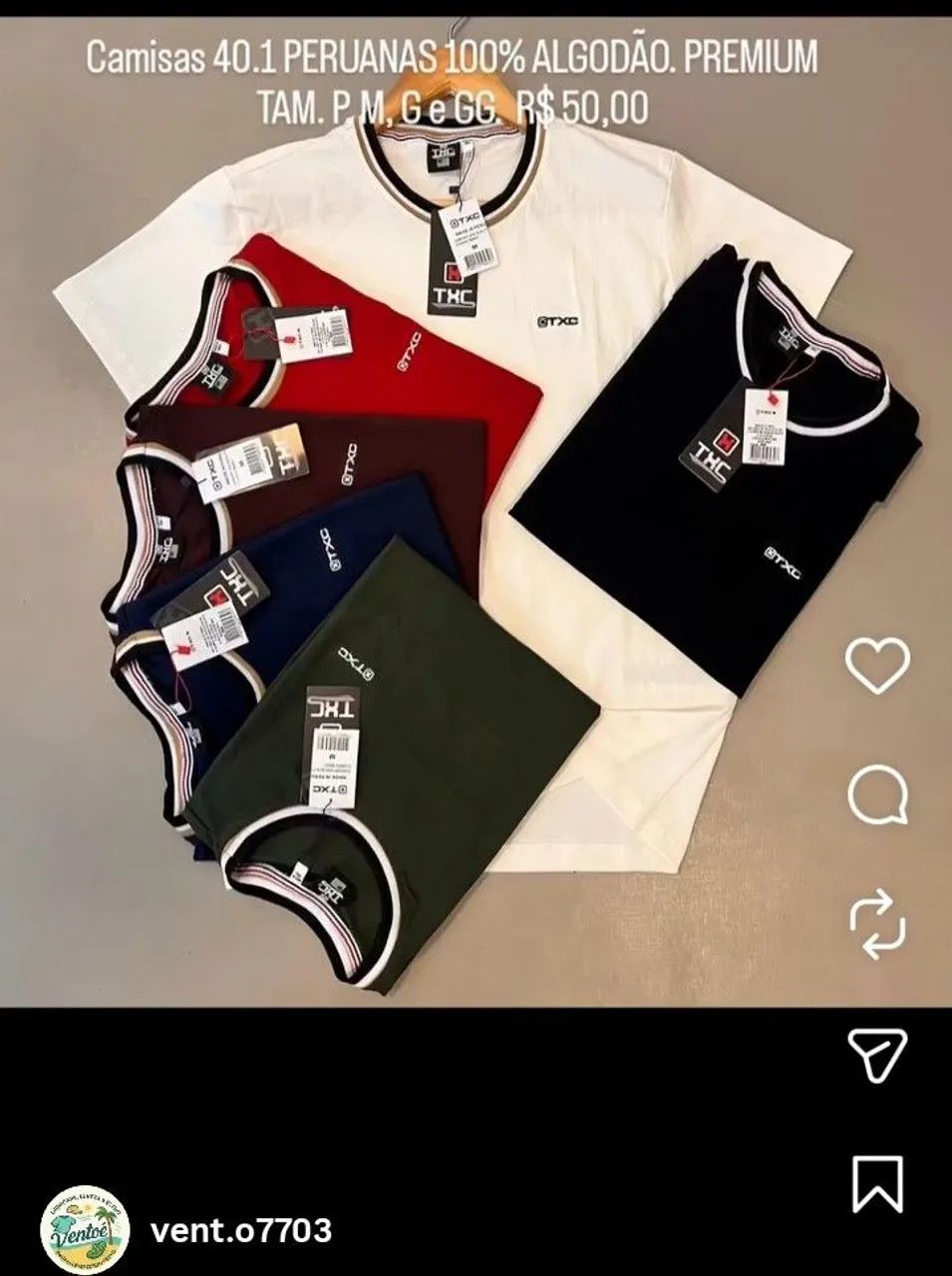 Camisas peruanas 100% algodão  - Foto 2