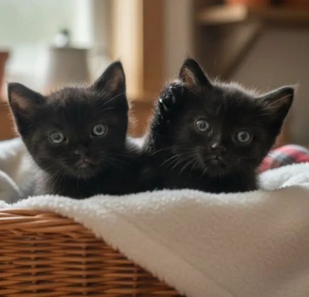 Dois filhotes de gato para adoção 