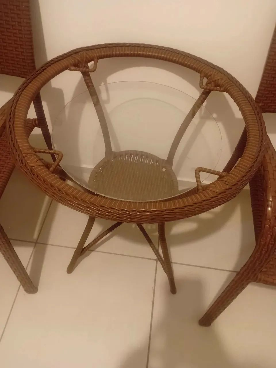 Vendo conjunto de mesa de varanda! - Foto 4