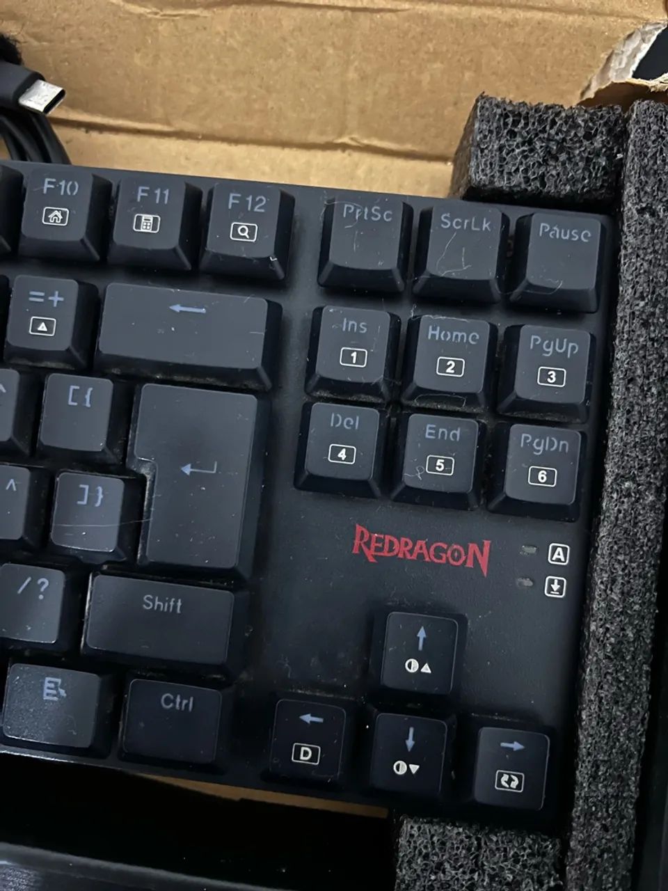 Teclado mecânico - Switch Blue Redragon - Foto 2