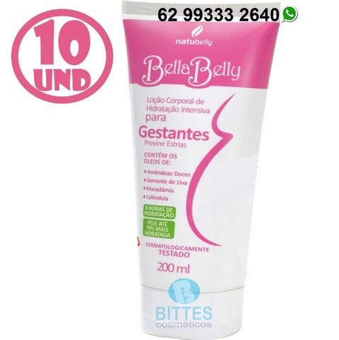 10 Creme Bella Belly Natubelly Cosmético Antiestrias Atacado