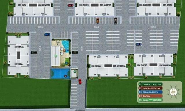 Alugo Ap 2/4 - c/ suíte Cond Ilhas de mediterrâneo transversal a Av. Artemis Pires - Foto 14