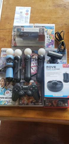 Jogos ps3 + jogos e acessórios realidade virtual - Foto 4