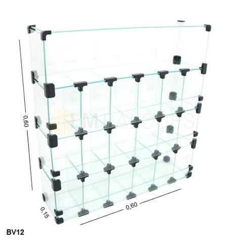 Baleiro Display 0,60 x 0,60 x 0 ,20 fretee montagem grtais