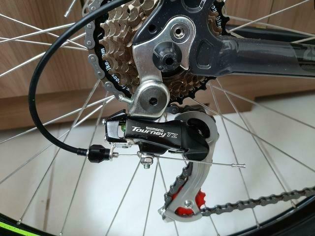 Bicicleta Caloi 29 Suspensão c/Trava Freio a Disco (Lacrada) Nota Fiscal - Foto 6