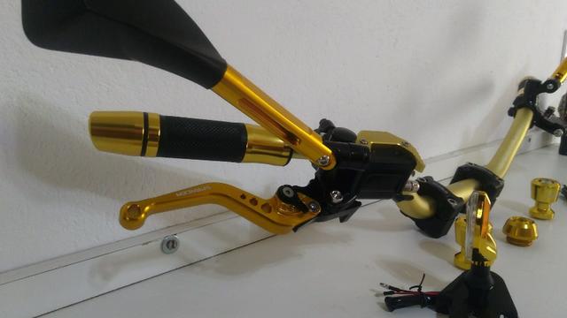 Kit Gold Special, Black, Red, Blue honda Del rey , Prata niquelado - Foto 4