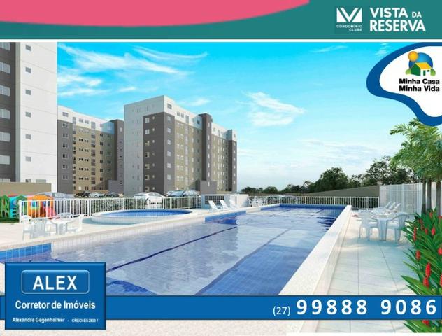 ALX - 43 - Seu APÊ de 2 Quartos Grandes, Senso um 12,42m² e outro de 8,81m² - Foto 2