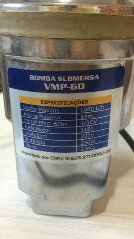 Bomba submersa 1/3 cv ? Sigma (Produto Novo) - Foto 6