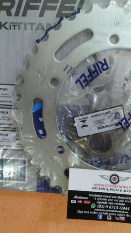 Kit Relação Original para Tenere 250 1045 e Corrente Japonesa D.I.D com o´ring - Foto 6