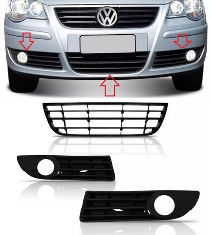 Kit Grade Inferior Polo +Par Grade Milha 2007 A 2011 C/ Furo