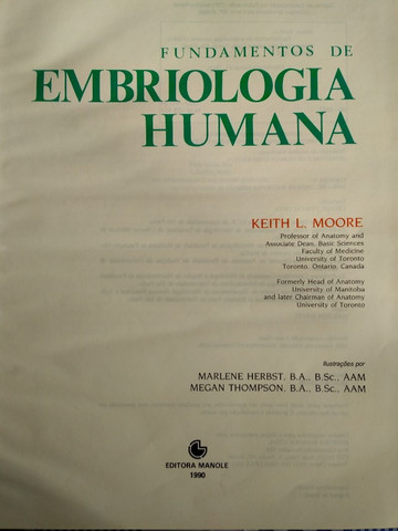 Livro: Fundamentos de Embriologia Humana - Foto 2