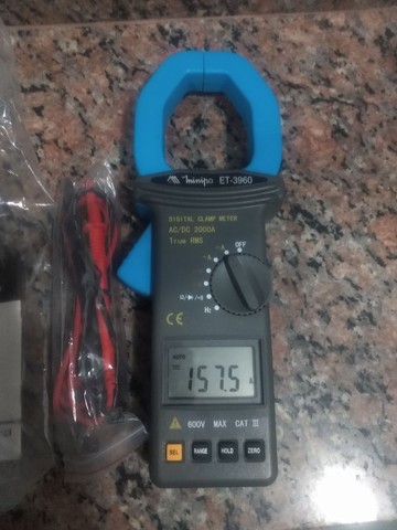 Alicate amperímetro Minipa R$ 400,00