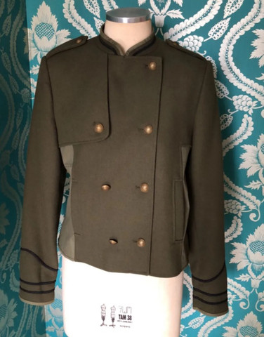 jaqueta militar zara