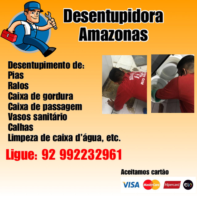Desentupidora Amazonas 24horas a sua disposição