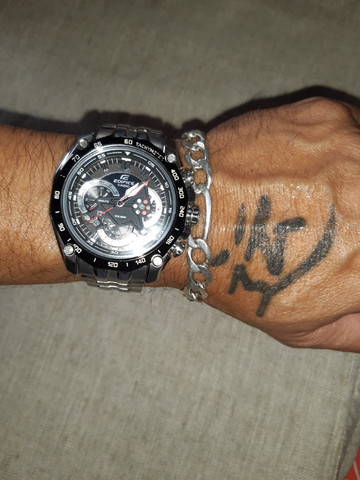 Relógio Masculino Casio Edifice - Ef-550d-1avdf Estado Zero - Foto 2