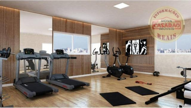 Apartamento com 2 dormitórios à venda, 77 m² por R$ 419.958 - Maracanã - Praia Grande - Foto 15