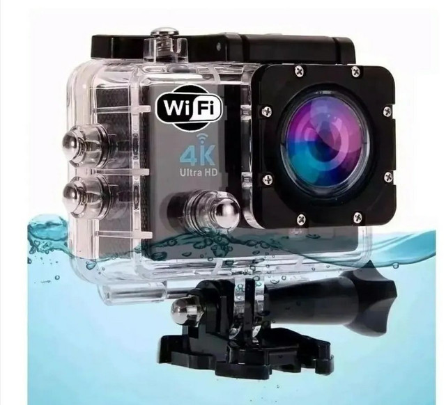 Câmera Filmadora Estilo Gopro Sports 4k Moto Bike Mergulho<br><br> - Foto 2
