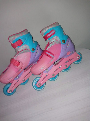 Patins infantil usado - Foto 2