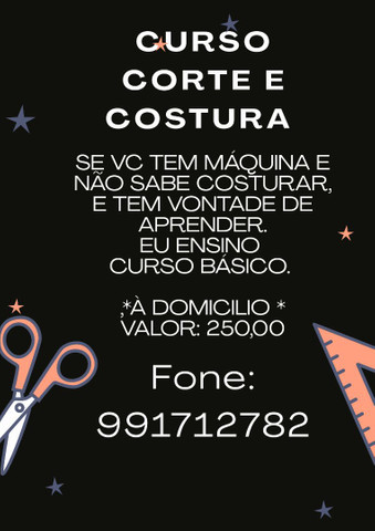 Curso basico de Corte e Costura