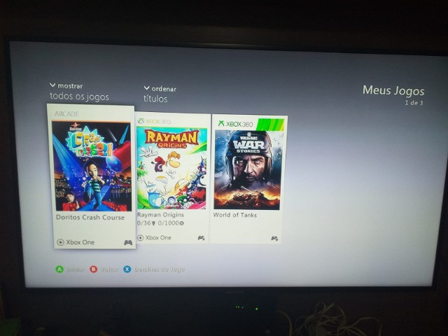 Xbox 360 Bloqueado/Travado + Kinect + 2 Controles + 6 Jogos - Foto 4