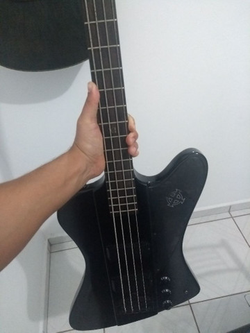 Contrabaixo Epiphone Thunderbird Gotic - Foto 4