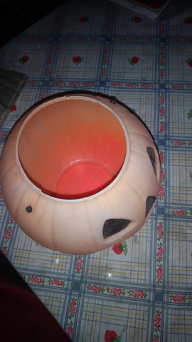 Cabeça de Abóbora de plástico boa.Leia a Descrição - Foto 4