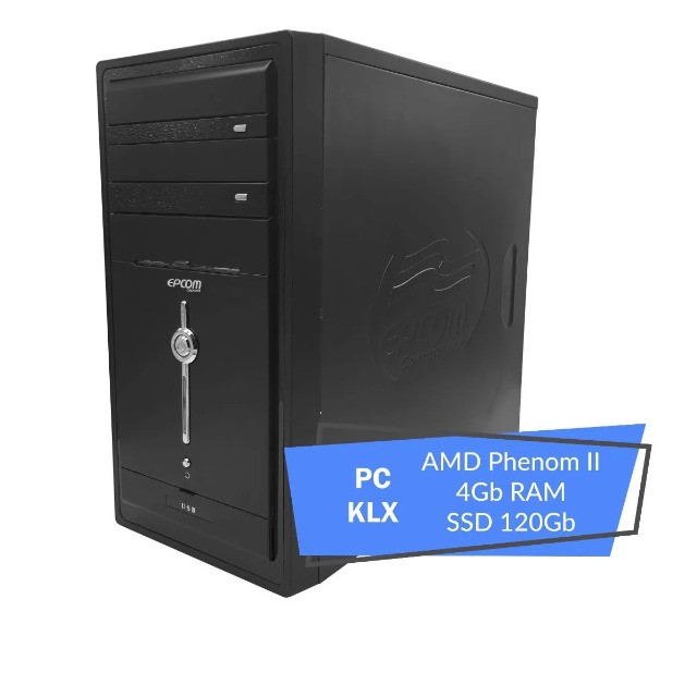 Computador Cpu Lenovo Amd Phenom 8gb E Ssd 120gb