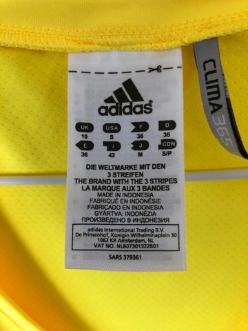 Camiseta de ginástica Adidas amarela - nova  - Foto 5