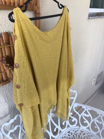 Poncho amarelo - tamanho Unico - Foto 2