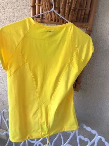 Camiseta de ginástica Adidas amarela - nova  - Foto 3