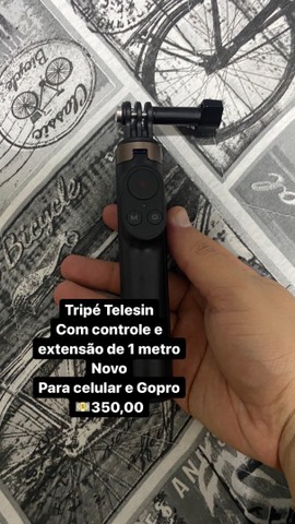 Tripé Telesin com Controle Bluetooth 