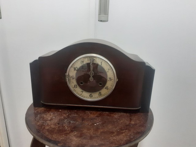 Relógio de corda antigo com nota fiscal e chave - Foto 2