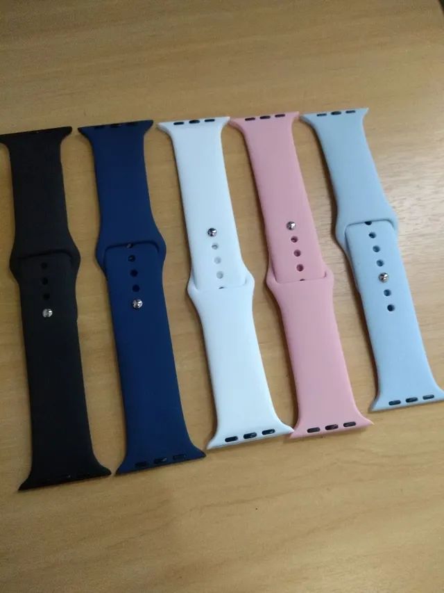 Pulseira de silicone para Smartwatch 42/44/45 mm - Foto 3