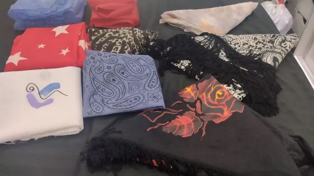 Lote de lenços usado em ótimo estado - Foto 3