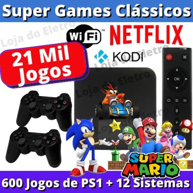 Super Box Game Retro com 21 Mil Jogos - Início