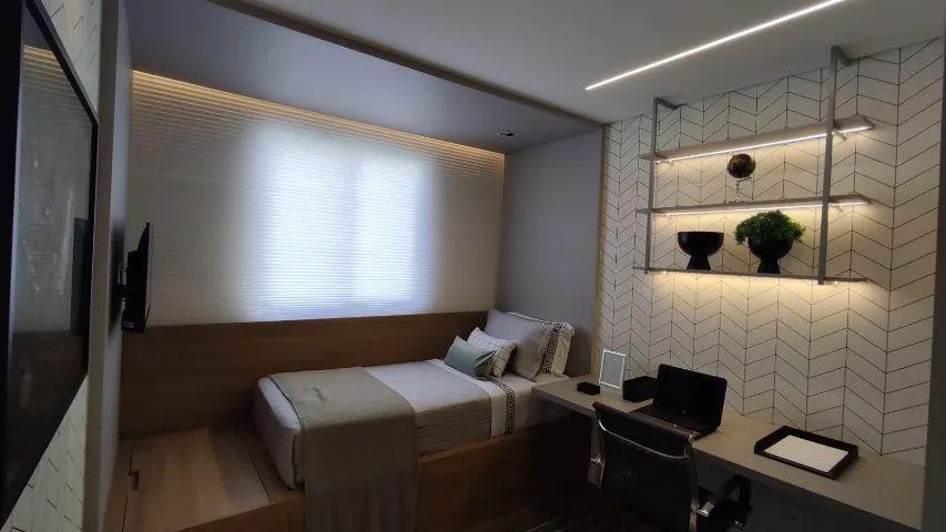NA - 3 quartos com suíte, varanda e lazer completo em Águas Claras - Foto 4