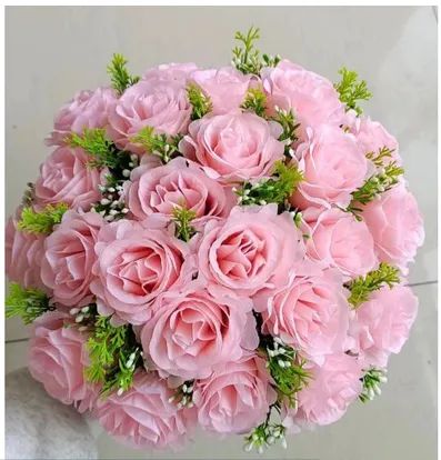 Buquê de rosas com folhagem C/24 - Foto 2
