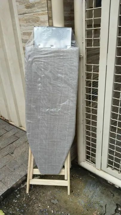 Tábua de passar roupas de madeira @dicasabh  - Foto 3