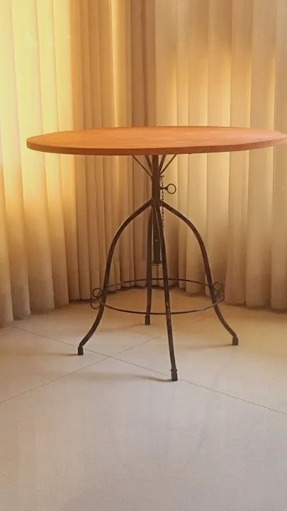 Mesa Bistrô Tampo 90cm Regulagem 80 e 100cm  - Foto 2