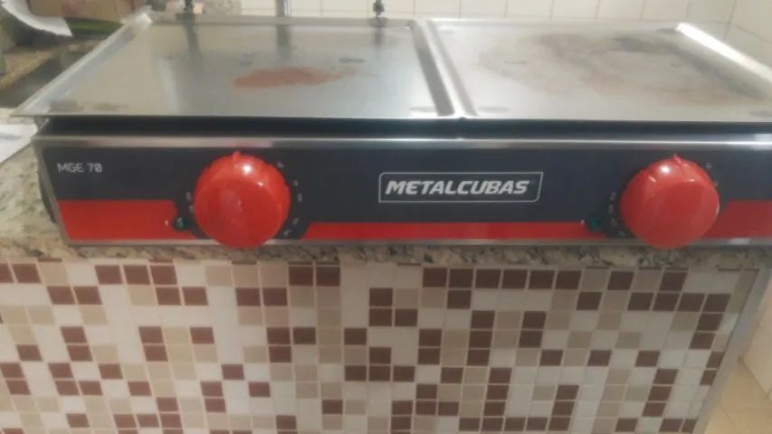 Grill Elétrico 70cms MGE-70 Metalcubas Aço Inox Escovado- 220V - Seminovo e revisado - Foto 5