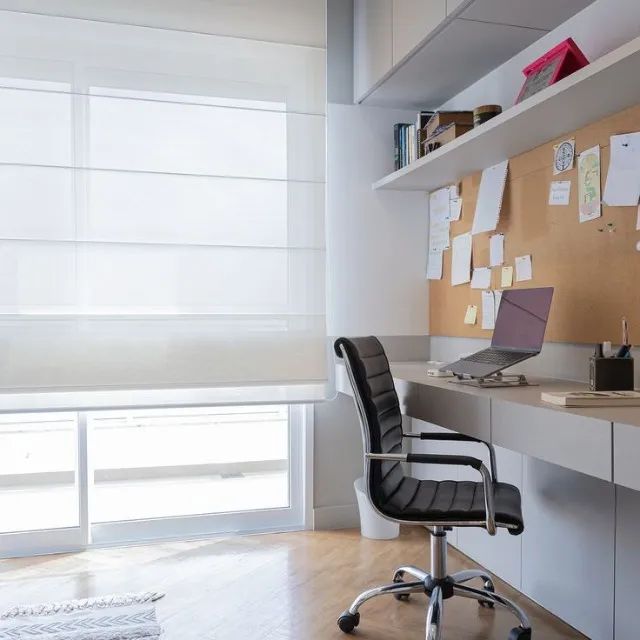 Cortina Persiana Romana Tela Solar 5% Sobre Medida da Decorflex Interiores: Proteção e Est - Foto 6