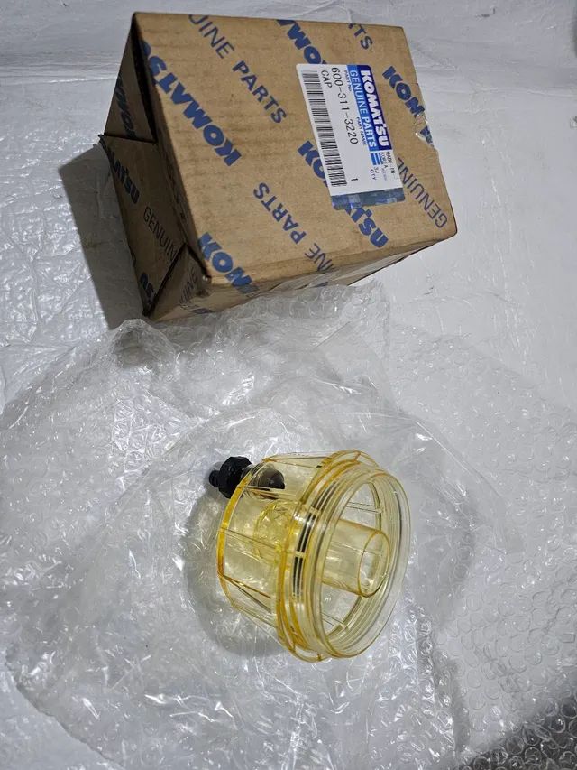 Escavadeira komatsu pc200 pc400 copo pré filtro combustível novo original 6003113220 - Foto 5