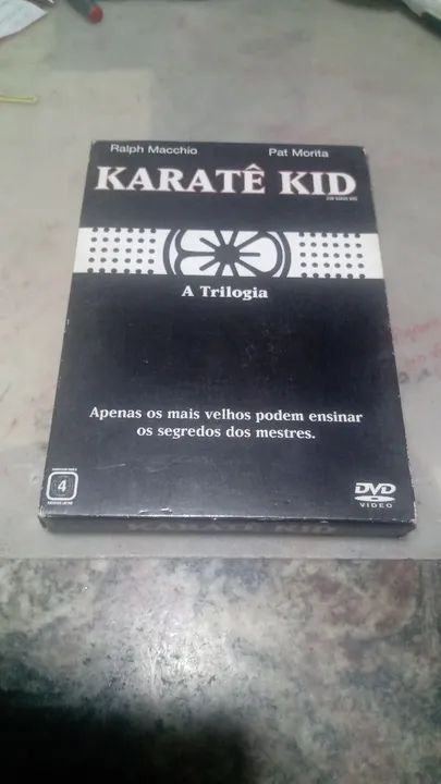 DVD karate kid A trilogia original usado perfeito